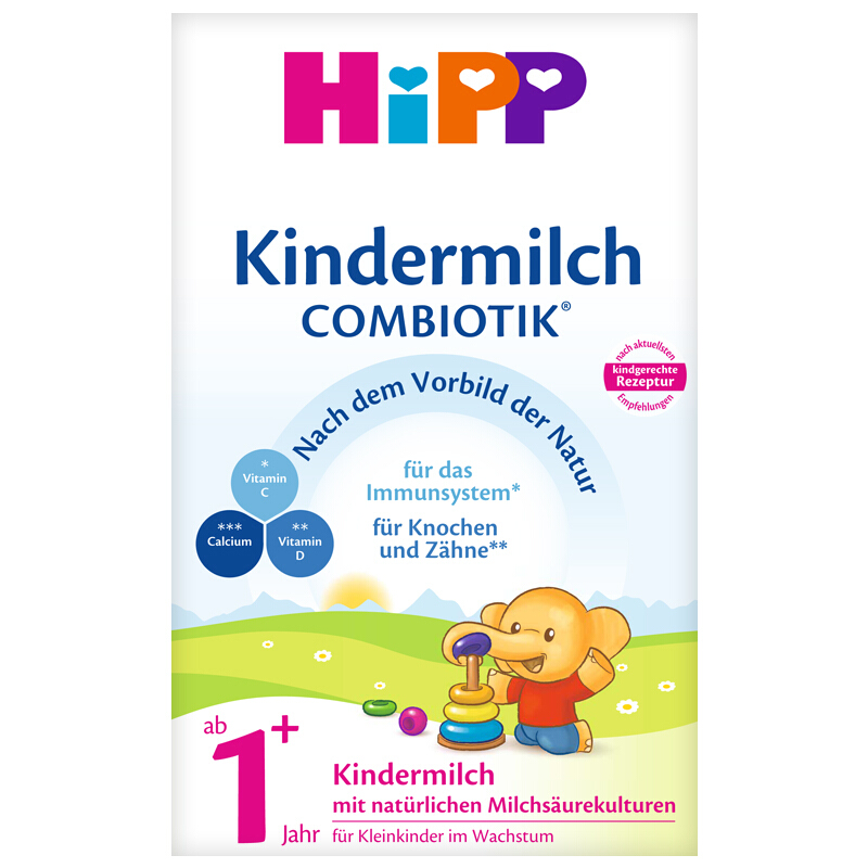 HIPP喜宝益生菌婴儿奶粉1+段600g/盒